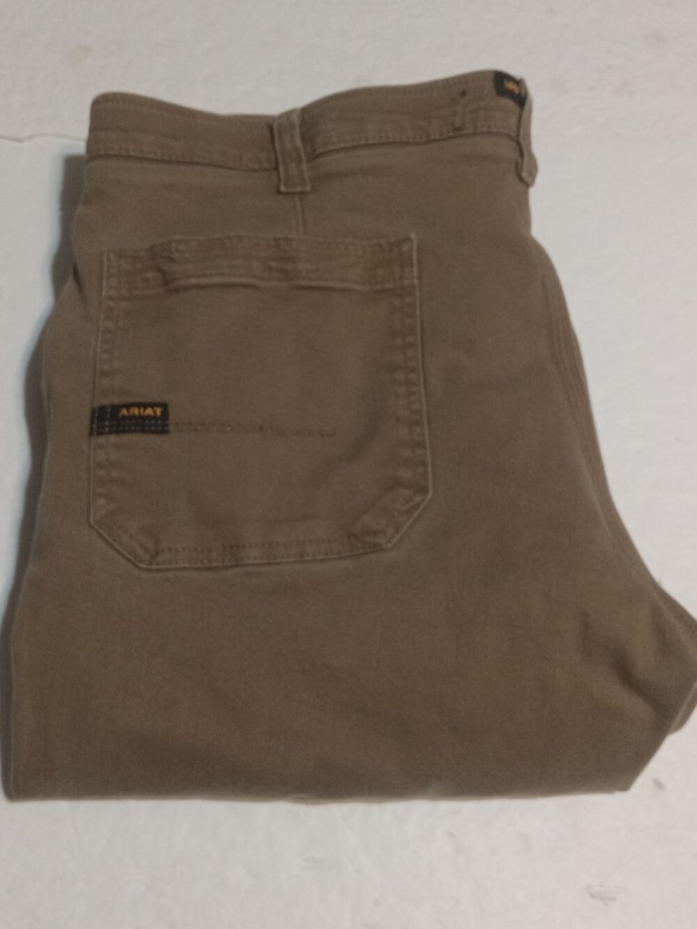 Ariat Men's Rebar M4 Relaxed DuraStretch Washed Twill Dungaree Boot Cut Pant 38